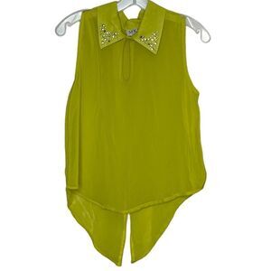 MKM Designs Sheer Sleeveless Blouse
